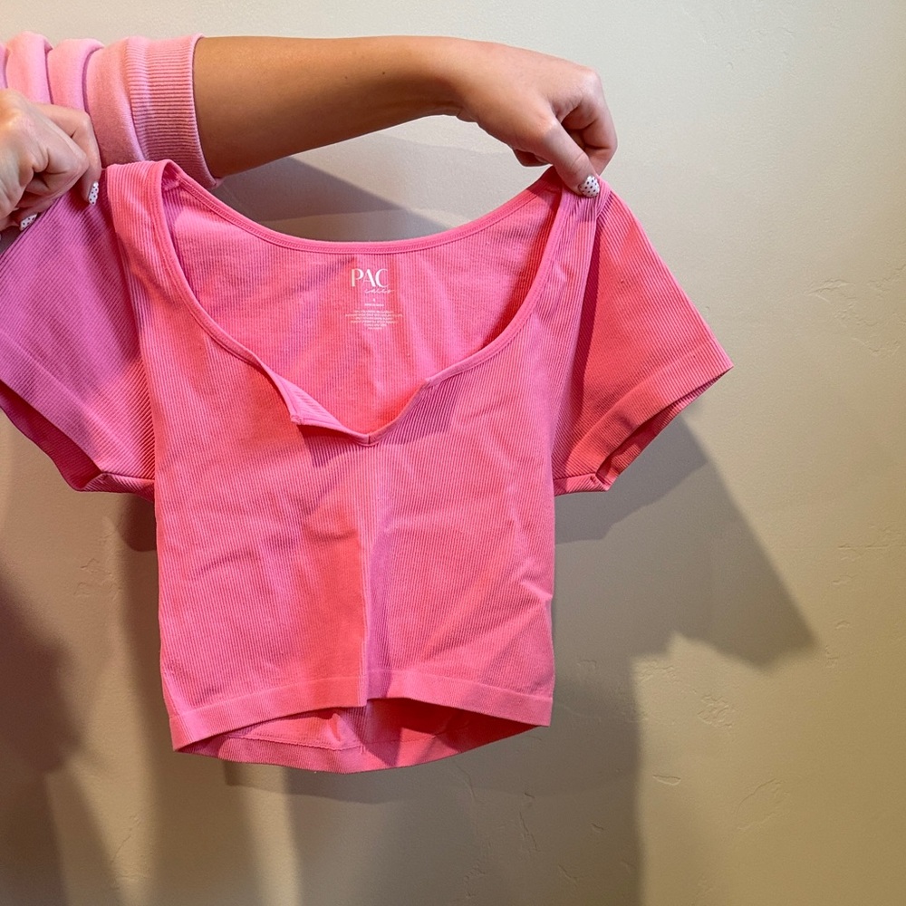 PacSun Pink Short Sleeve Tee